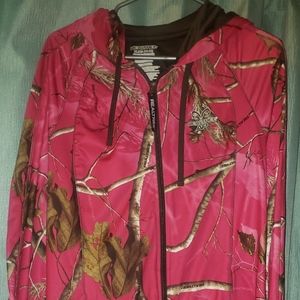 Pink camouflage jacket xl
